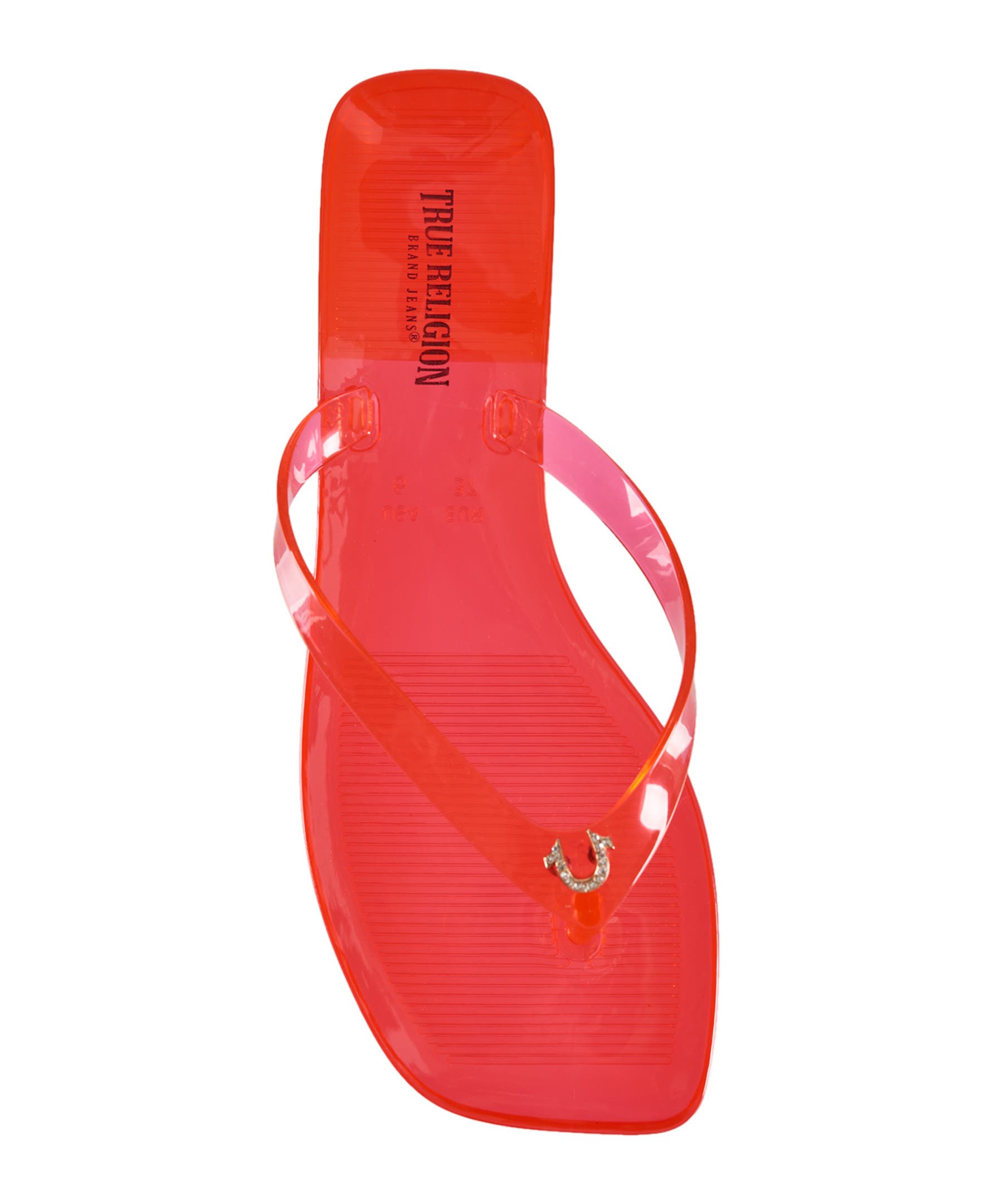 True Religion Lola Sandal, Alternate, color, Red