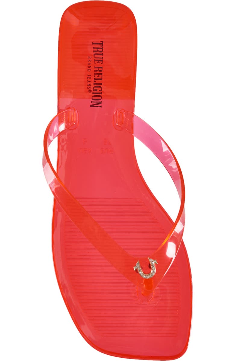 True Religion Lola Sandal, Alternate, color, Red