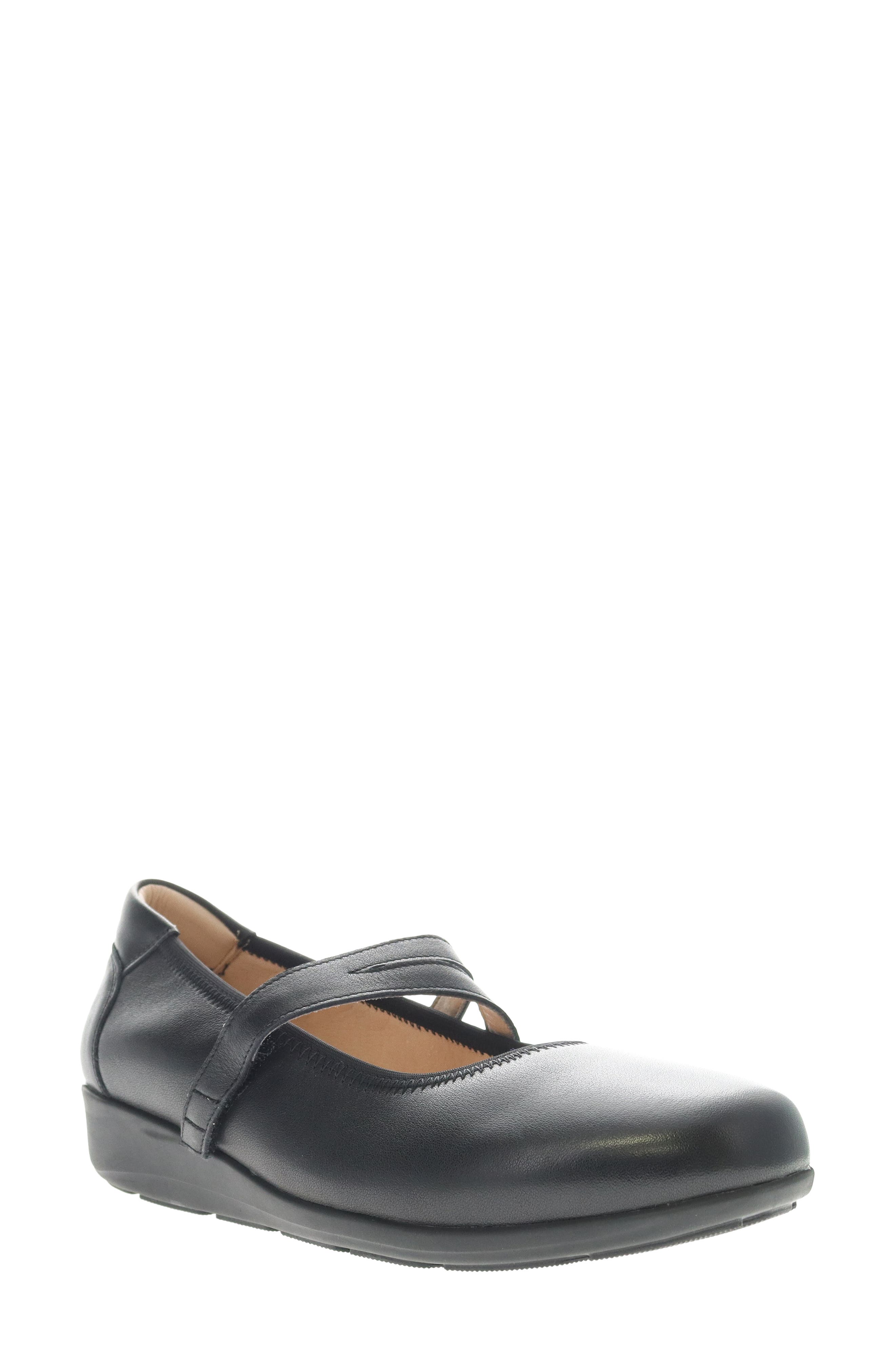Propét Yara Mary Jane Flat, Main, color, Black