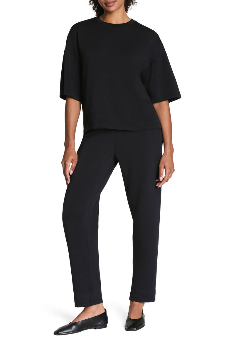 AirEssentials Boxy Tee, Alternate, color, VERY BLACK