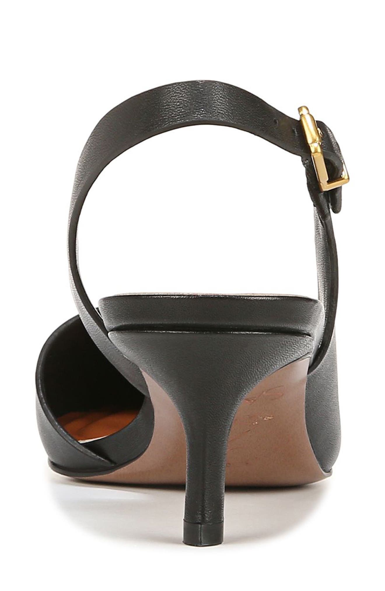 SARTO by Franco Sarto Kimberly Half d'Orsay Pointed Toe Kitten Heel Pump, Alternate, color, 