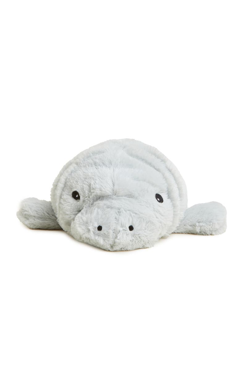 Warmies Manatee Plush Toy, Alternate, color, Medium Gray