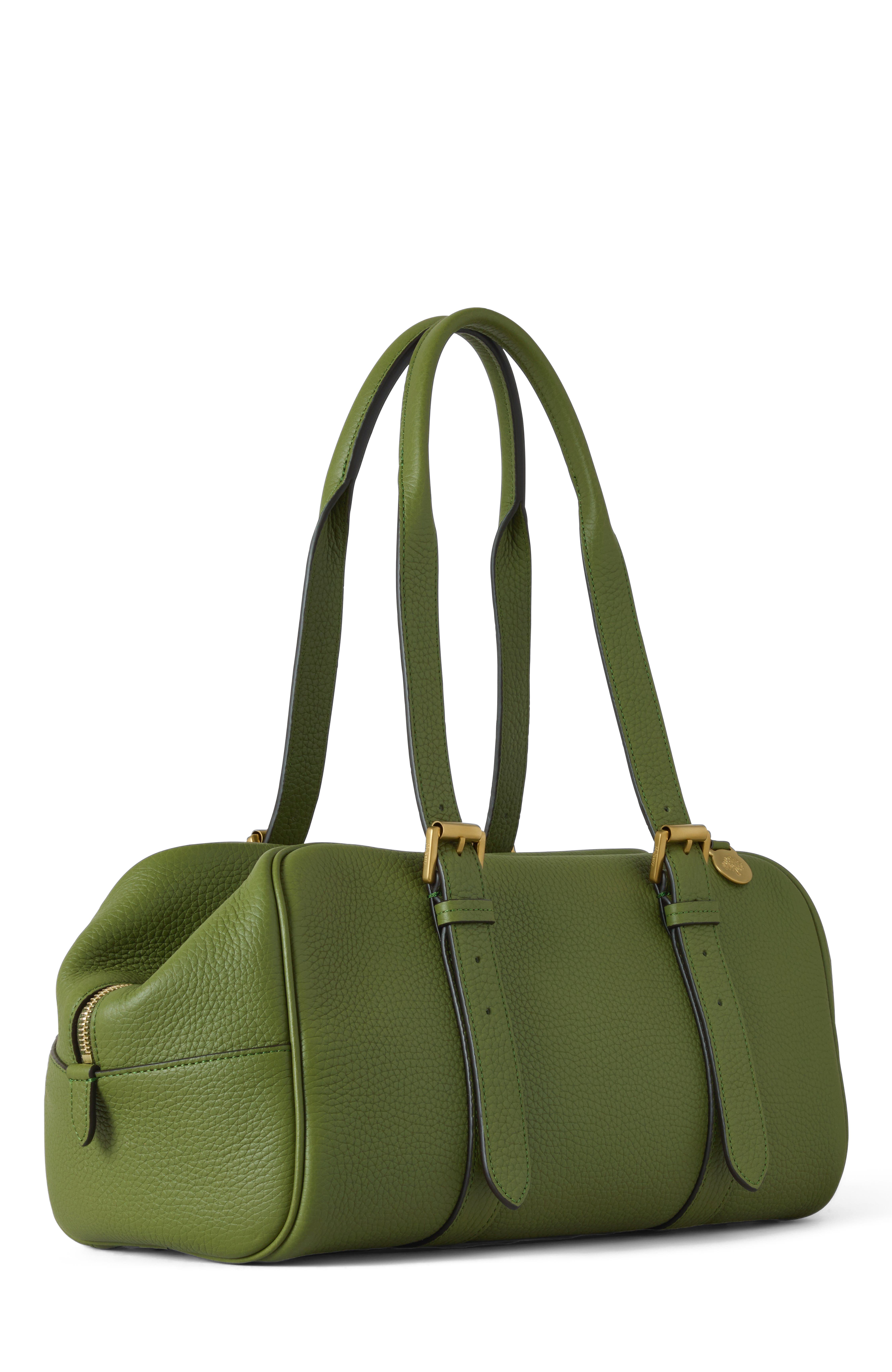 Mulberry Boston Shoulder Bag, Alternate, color, Fern