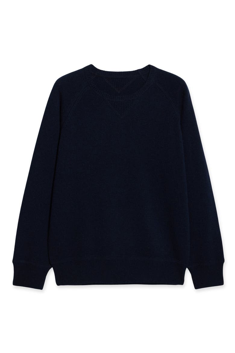 Harvard Crewneck Sweater, Main, color, NAVY BLUE