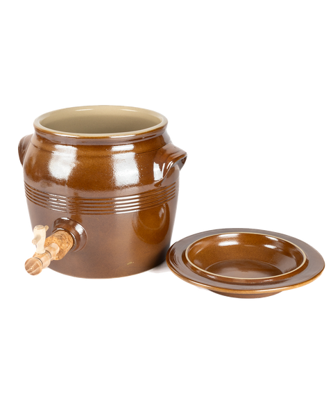 Vintage Vinegar Berry Jar with Lid