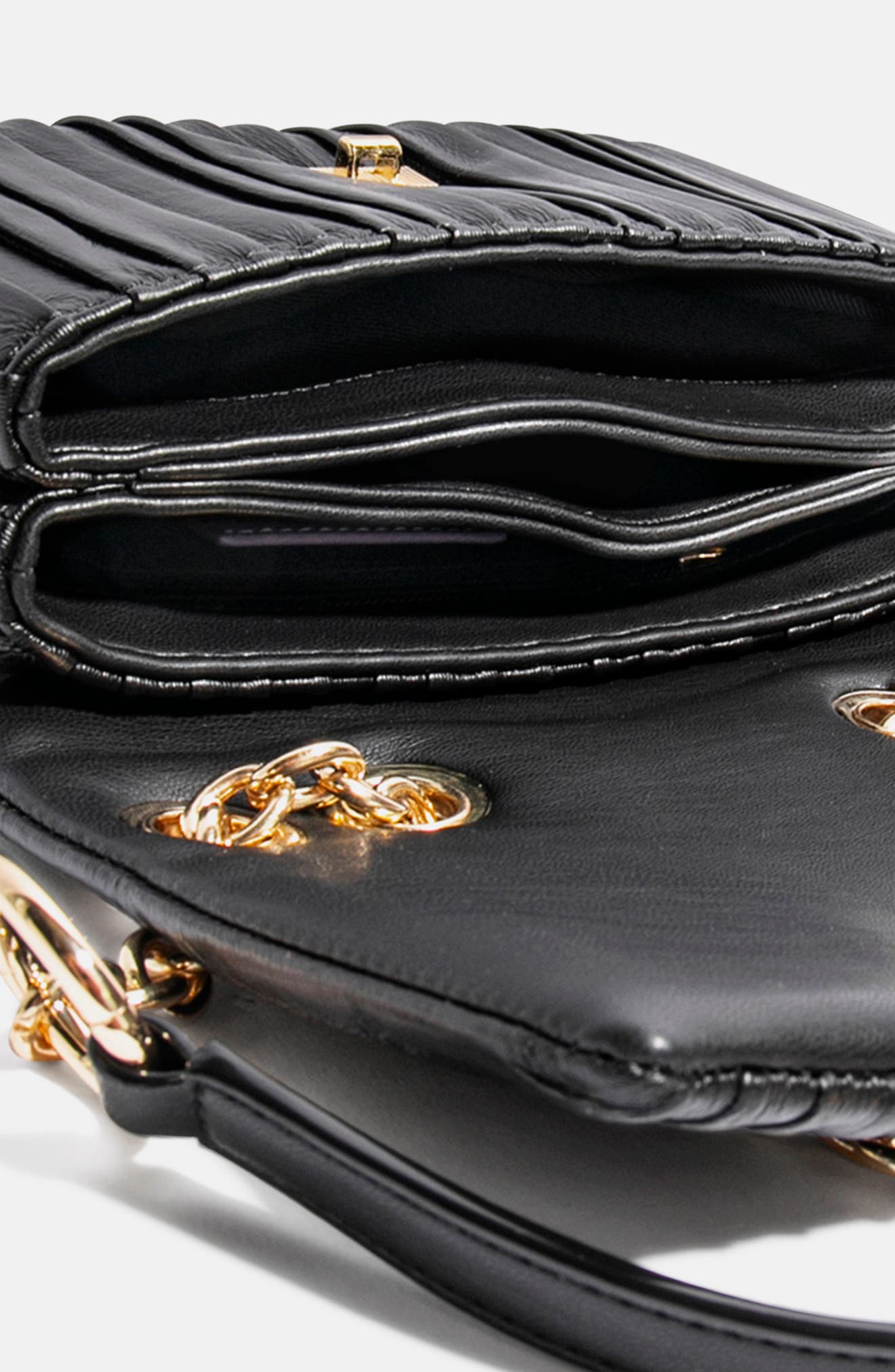 HOUSE OF WANT Small How We Slay Vegan Leather Shoulder Bag, Alternate, color, 