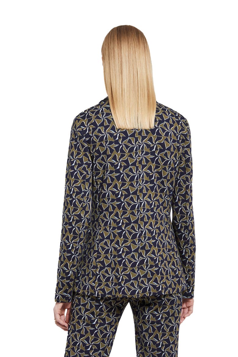 Printed Fit Jacket, Alternate, color, Blue