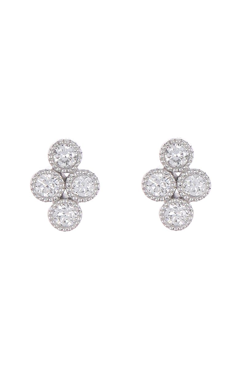 Bony Levy 18K White Gold Mila Diamond Stud Earrings - 0.07 ctw, Main, color, 
