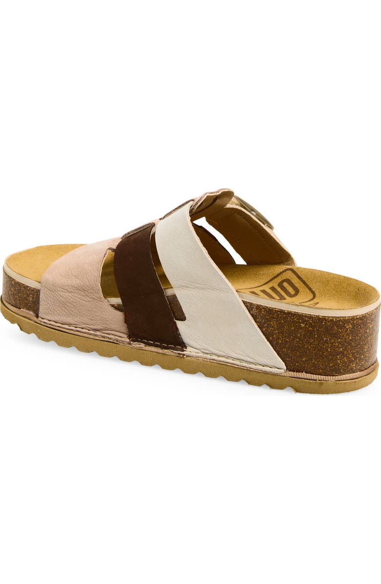 On Foot Naoshima Three-Strap Slide Sandal, Alternate, color, Khaki/ Bone