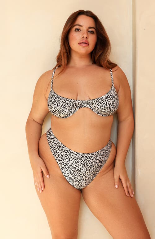 Dippin Daisys West Coast Underwire Bikini Top In Wild Child