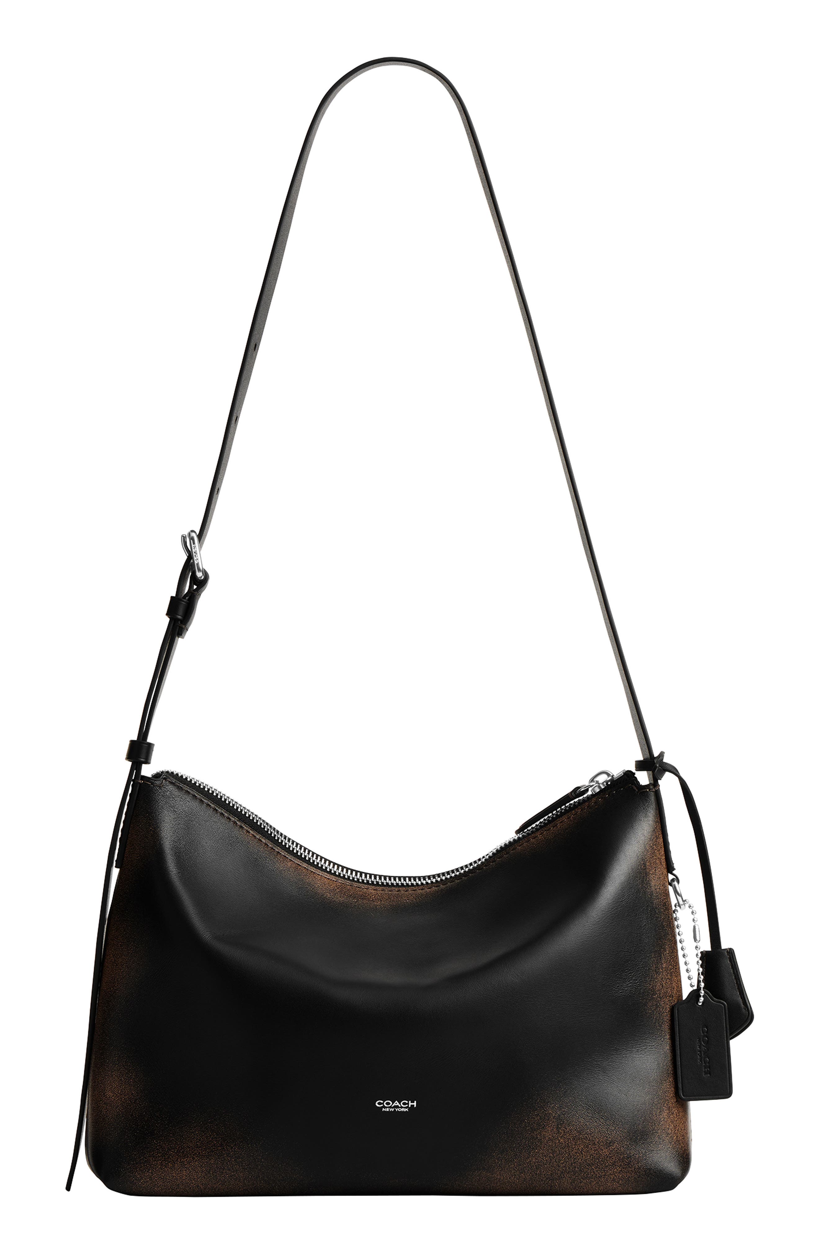 COACH Mott Loved Leather Messenger Bag, Main, color, 