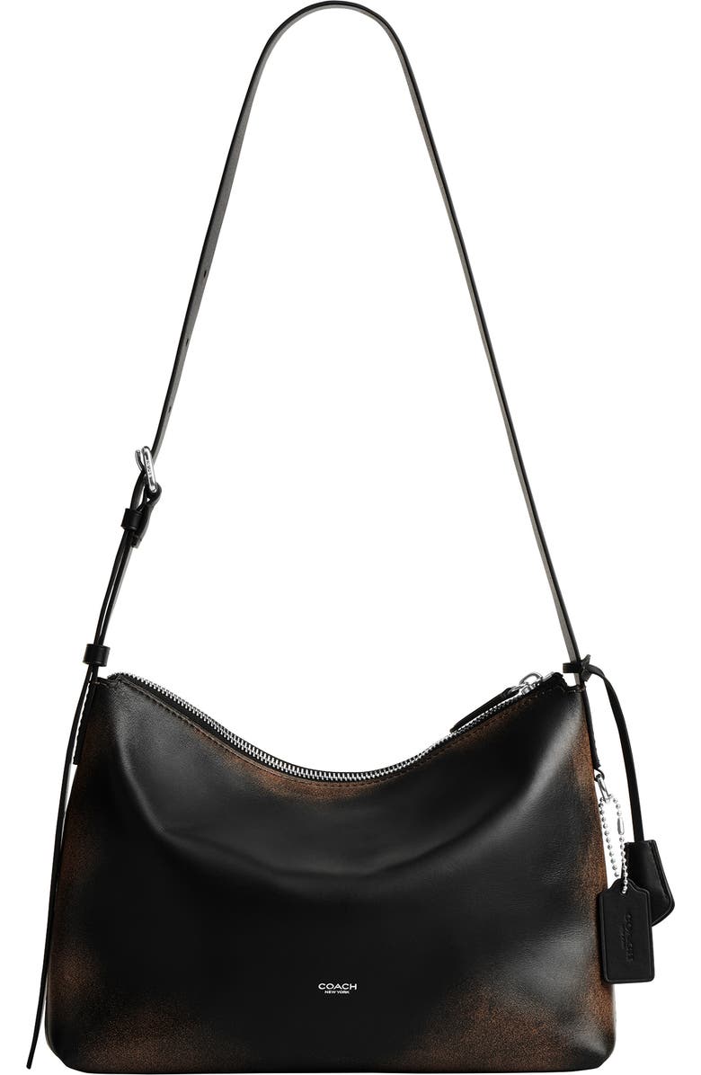 COACH Mott Loved Leather Messenger Bag, Main, color,