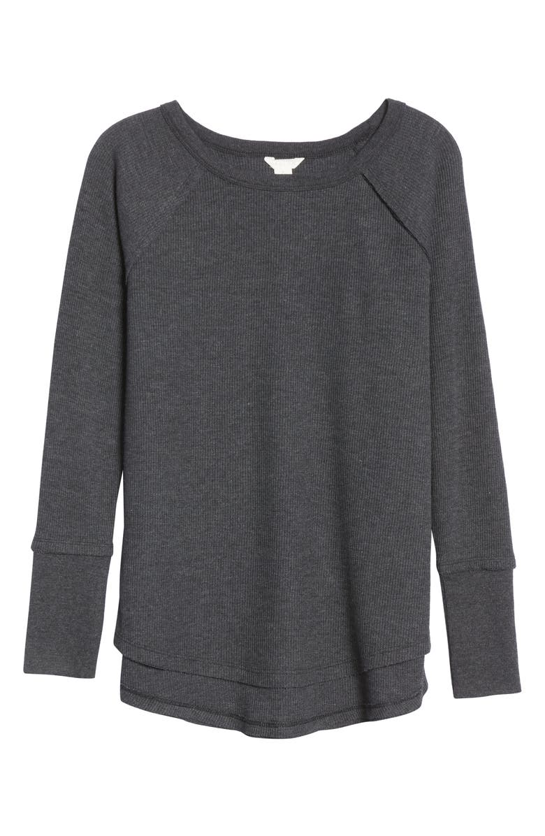 Caslon<sup>®</sup> Thermal Knit Top, Alternate, color, 
