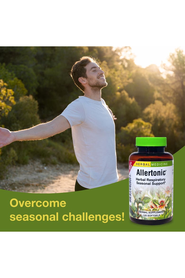 Allertonic Herbal Respiratory Support Softgels, 120 Count, Alternate, color, No Color