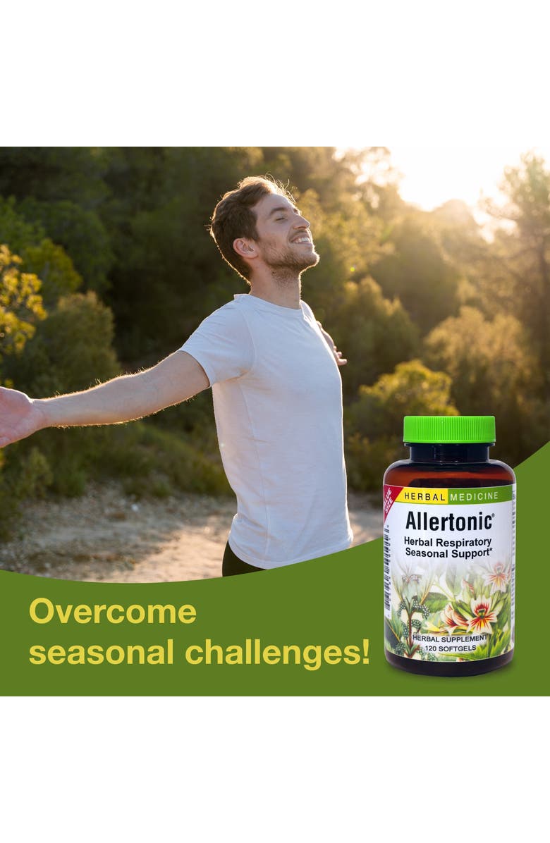 Herbs Etc. Allertonic Herbal Respiratory Support Softgels, 120 Count, Alternate, color, NO COLOR