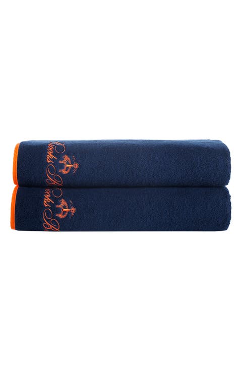 Set of Two Cotton Bath Towels