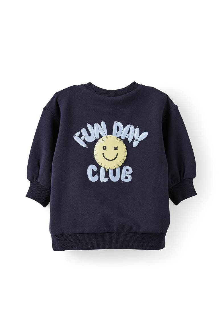 Riley Sweater, Alternate, color, Navy Ink Fun Day