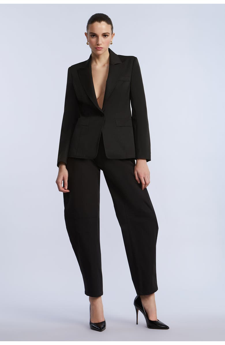 BCBGMAXAZRIA Taffeta Twill Blazer, Alternate, color, Black