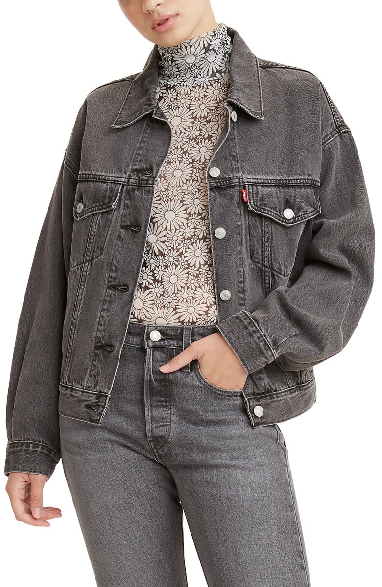 Levi's<sup>®</sup> '90s Denim Trucker Jacket, Main, color,