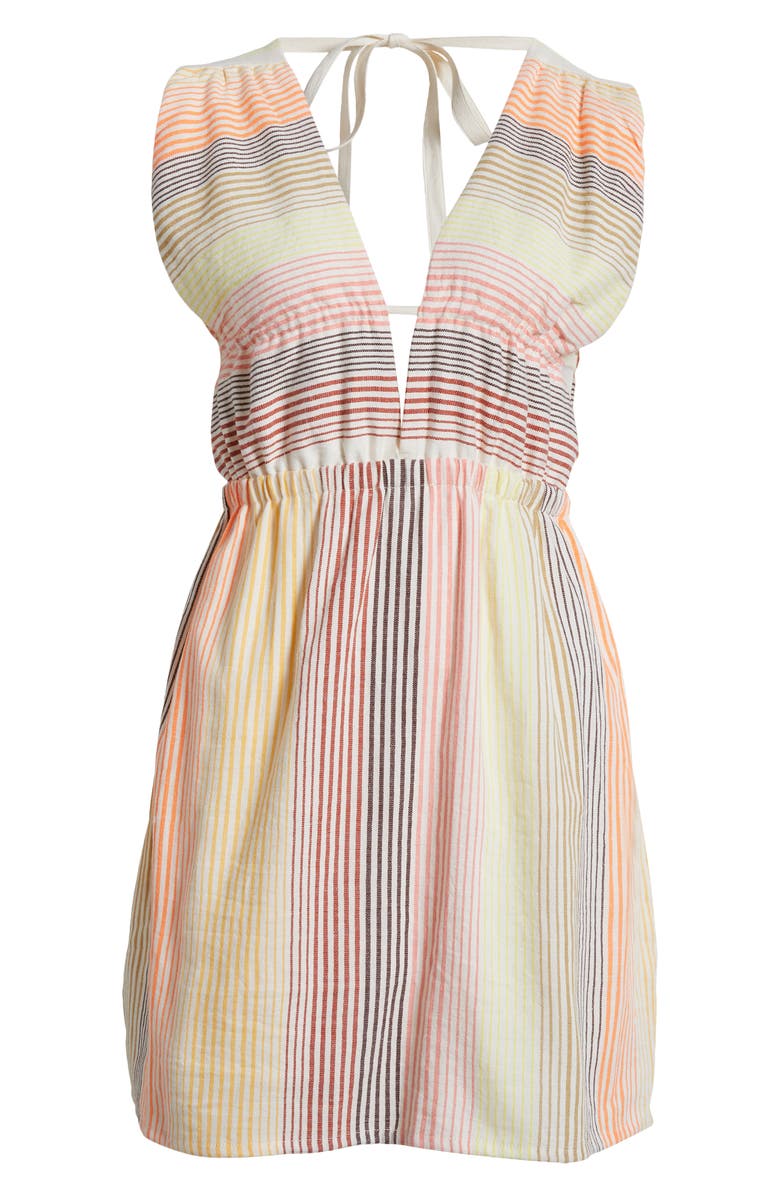 lemlem Anthea Stripe Cotton Blend Cover-Up Dress, Alternate, color,