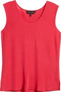 Ming Wang Scoop Neck Sweater Tank