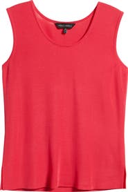 Ming Wang Scoop Neck Sweater Tank