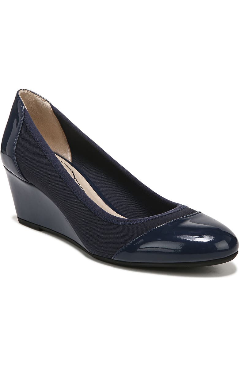 LifeStride Juliana Stretch Wedge Pump, Main, color,