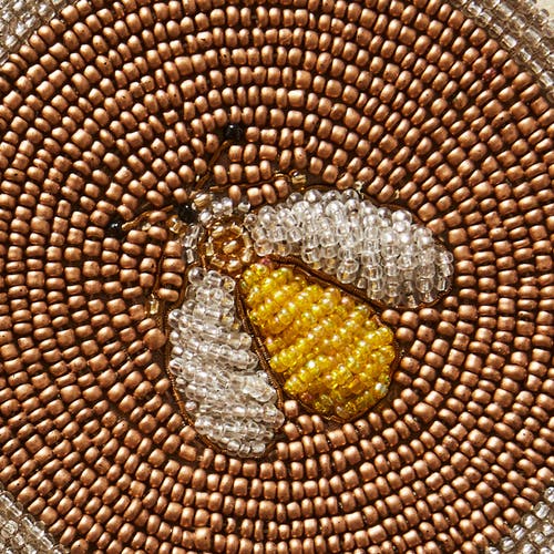 Joanna Buchanan Sparkle Bee Coasters 4-piece Set In Multi