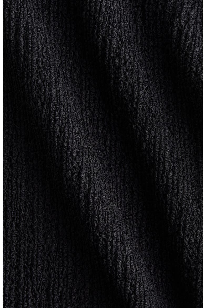 Textured Drawstring Pants, Alternate, color, Black