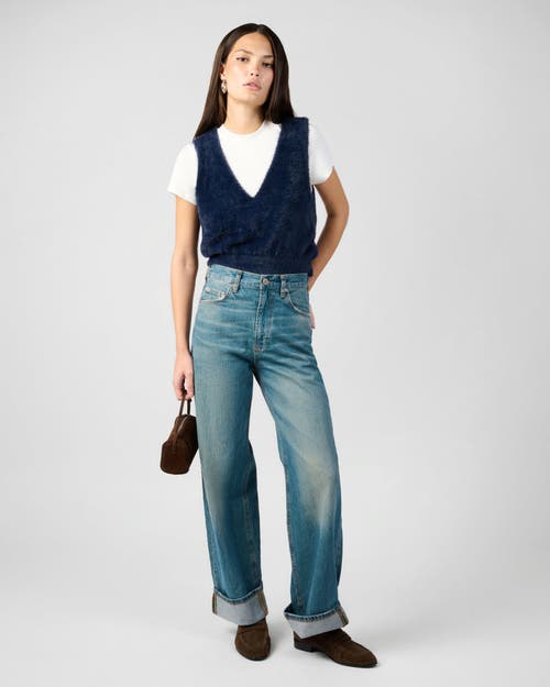 Weworewhat V-neck Sweater Vest In Blue