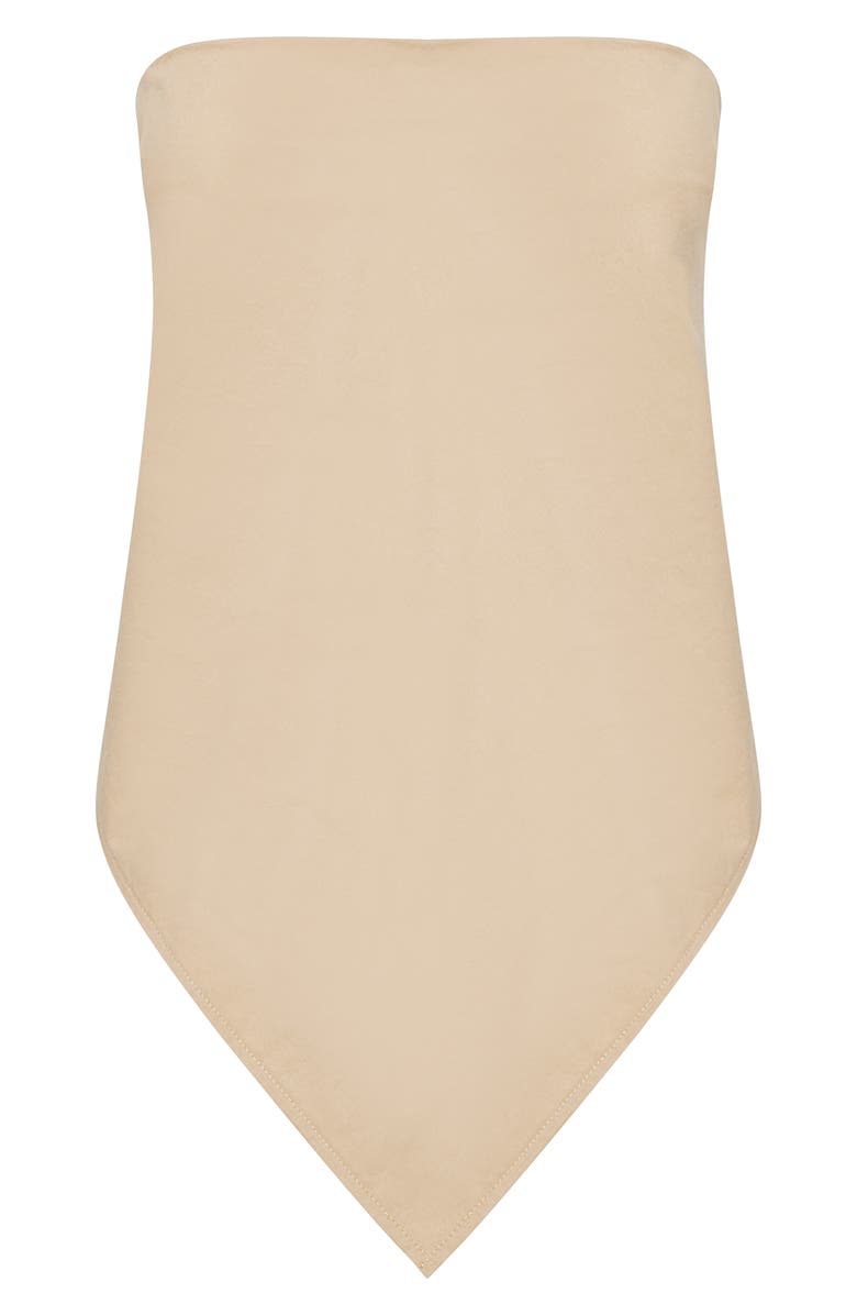 LIONESS New York Strapless Bandana Top, Alternate, color, Camel