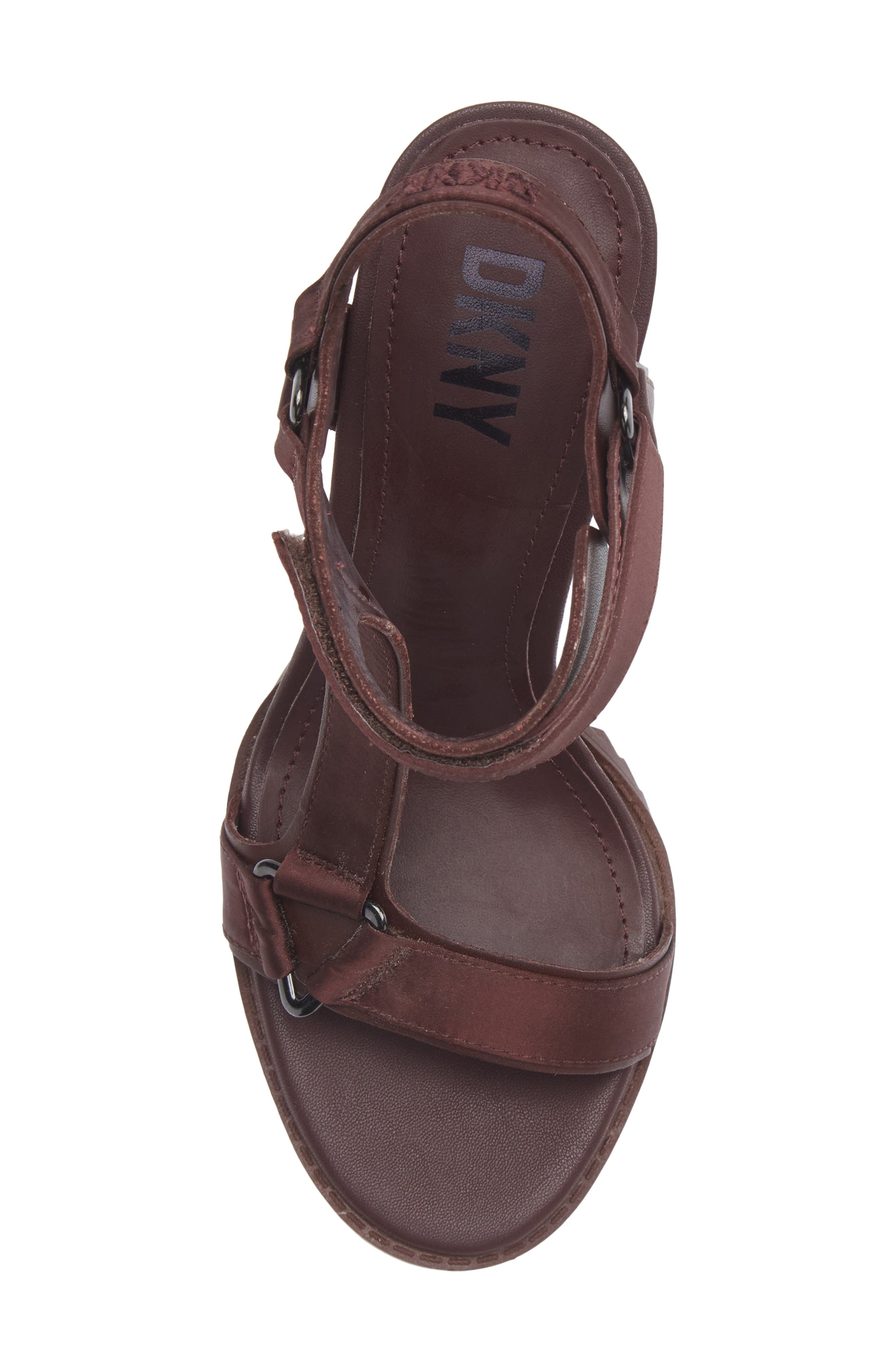 Bayli Ankle Strap Sandal, Alternate, color, BORDEAUX