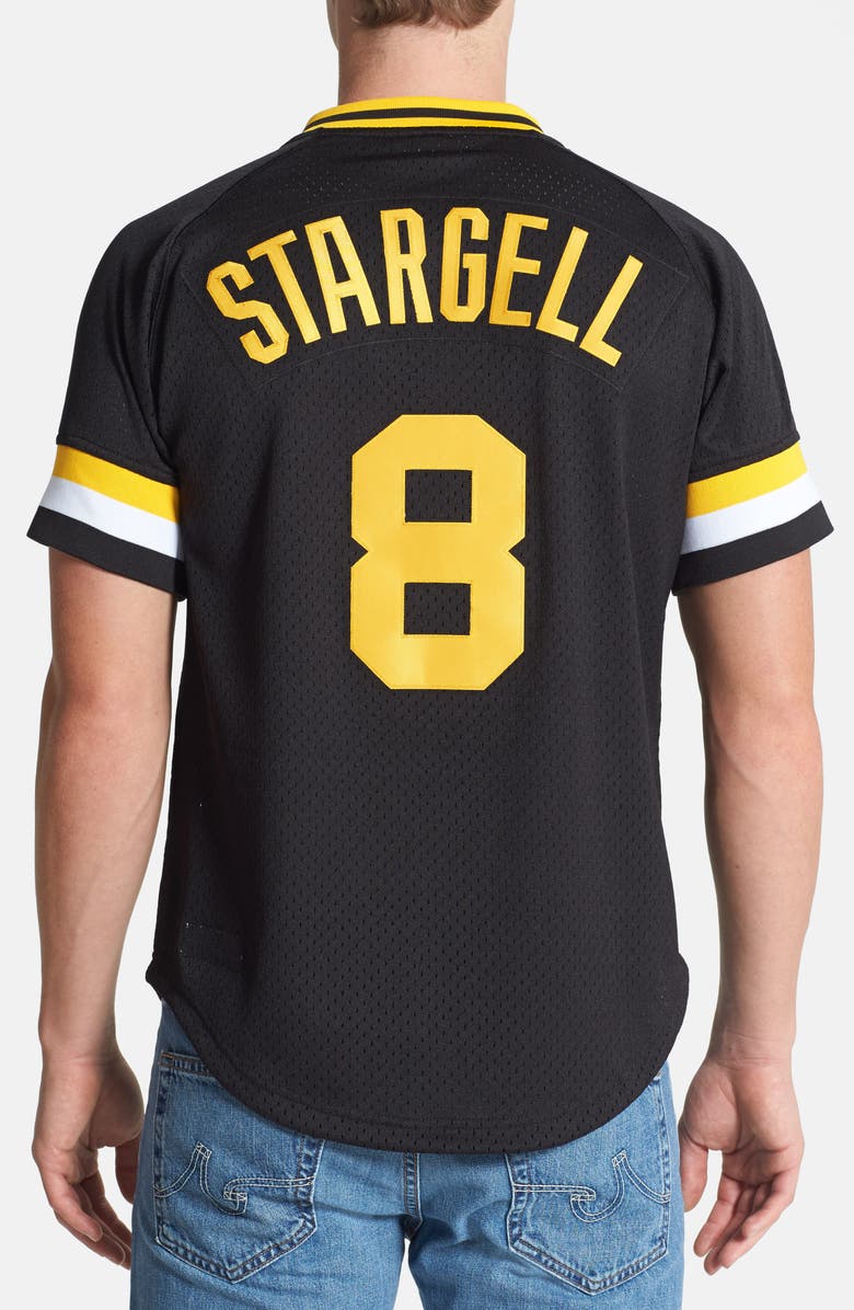 Mitchell & Ness 'Willie Stargell - Pittsburgh Pirates' Authentic Mesh BP Jersey, Alternate, color,
