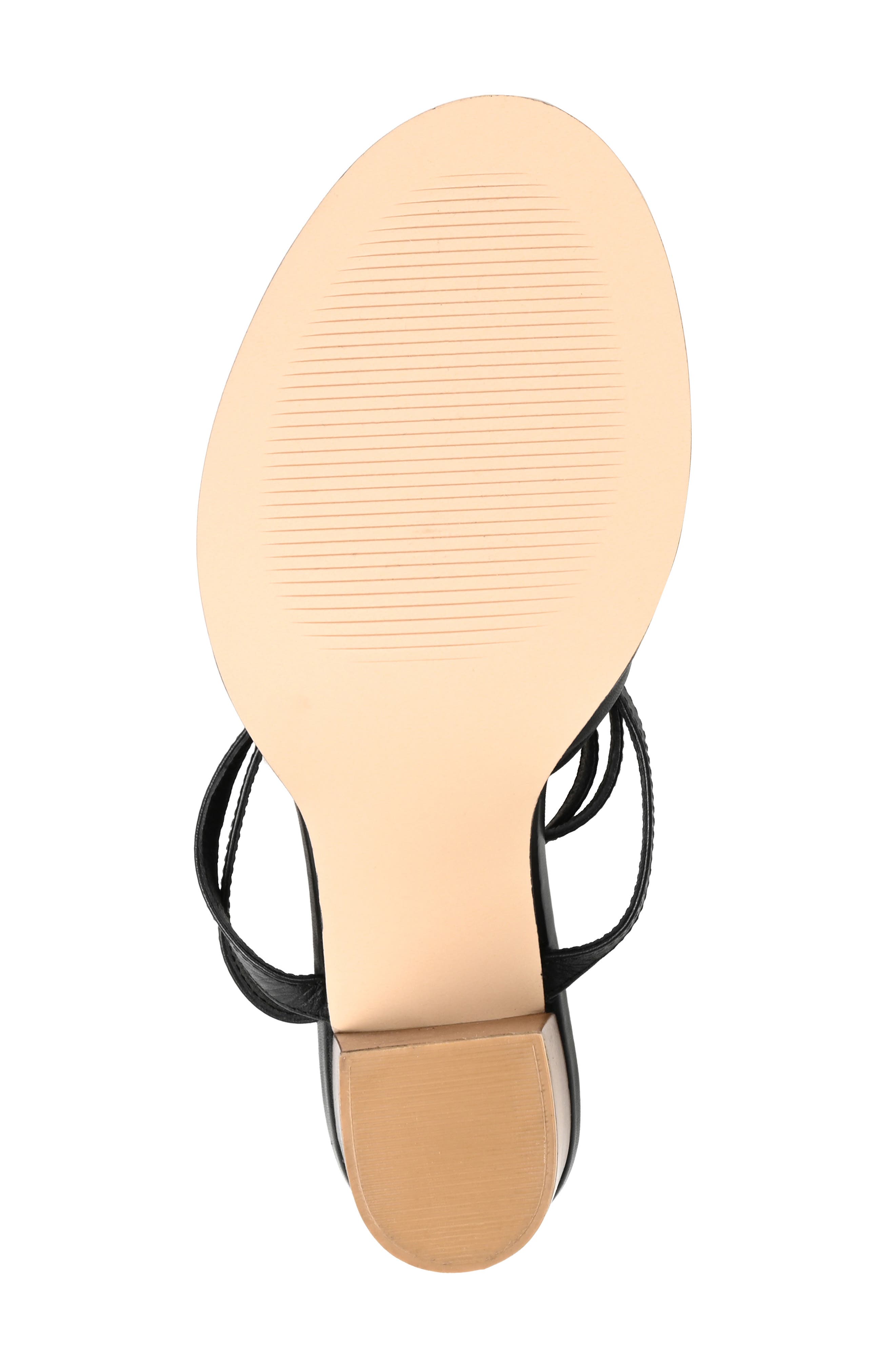 Journee Collection Freeda Ankle Strap Sandal, Alternate, color, Black