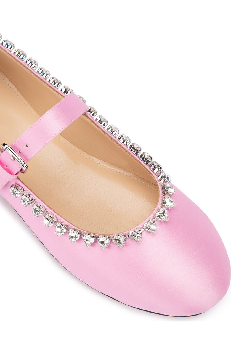 Mach & Mach Audrey Crystal Detail Ballerina Flat, Alternate, color,
