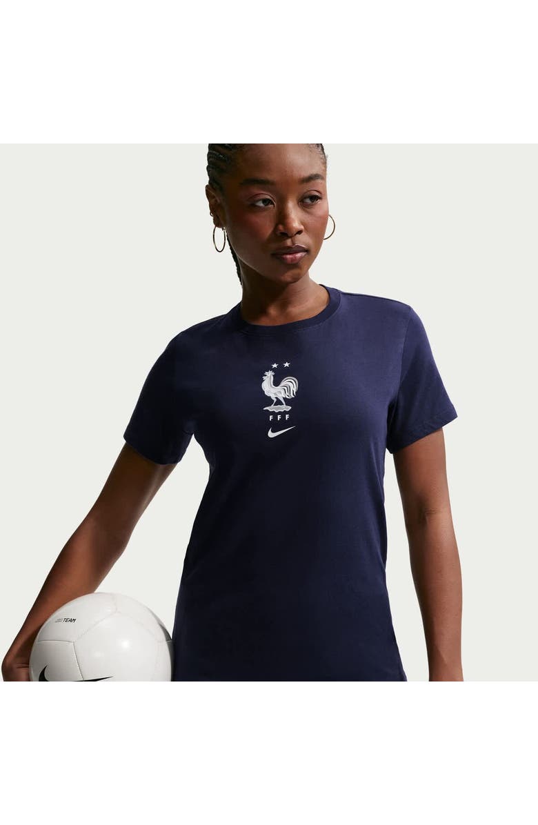 Nike Women's Nike Blue France National Team Crest T-Shirt, Alternate, color, Blue