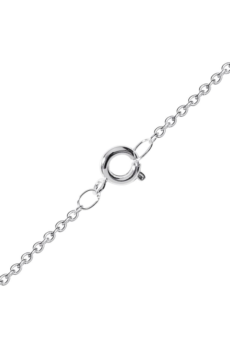 Disney Crystal Necklace and Matching Stud Earrings, Alternate, color, Silver