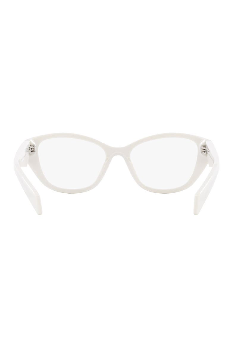 55mm Rectangular Optical Glasses, Alternate, color, BONE