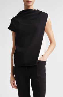 Elsa Asymmetric Double Crepe Top