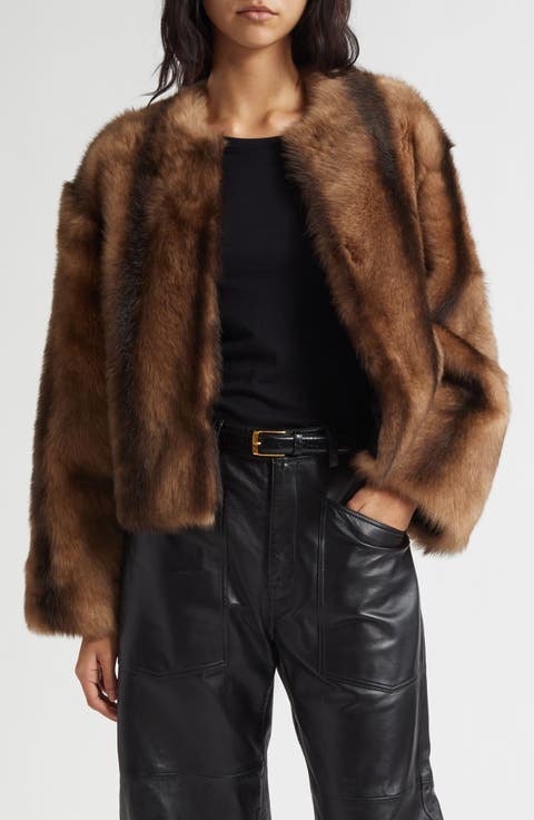 Elan Genuine Shearling Jacket