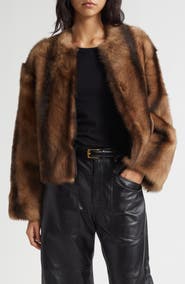 Nili Lotan Elan Genuine Shearling Jacket