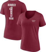 FANATICS Women's Fanatics Branded Burgundy Washington Commanders Team Mother's Day V-Neck T-Shirt