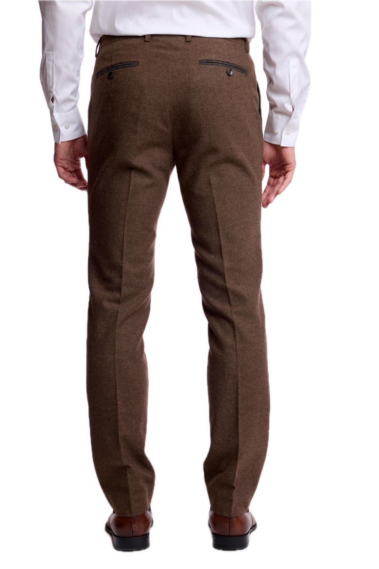 Downing Slim Fit Suit Separates Pants, Alternate, color, BROWN TWEED