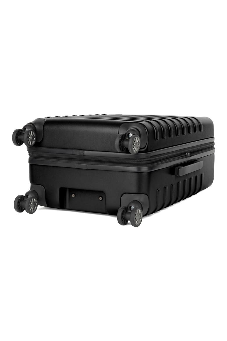 Rollmaster™ Lite 2 24-Inch Expandable Medium Checked Hardside Spinner Luggage, Alternate, color, BLACK MATTE