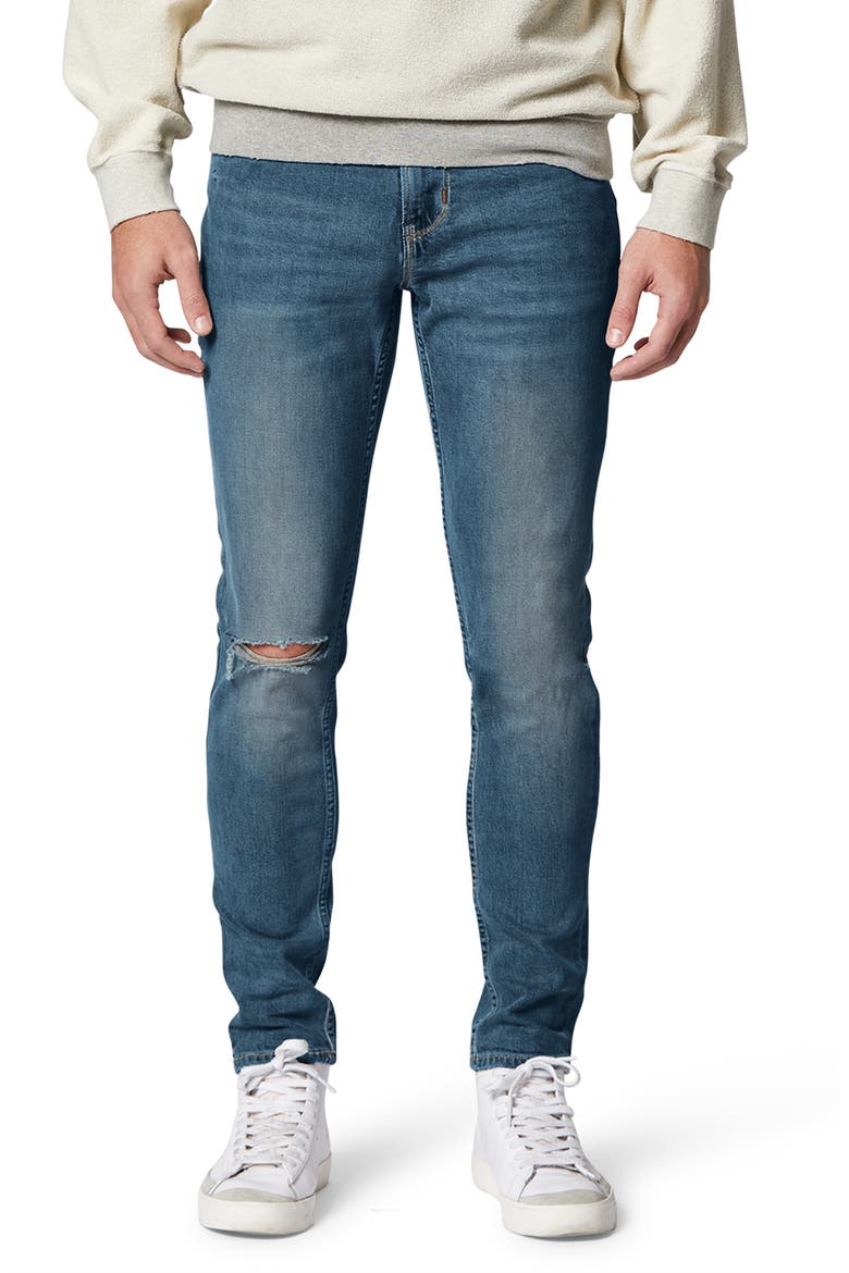 Zack Ripped Skinny Fit Jeans, Main, color, NORRIS