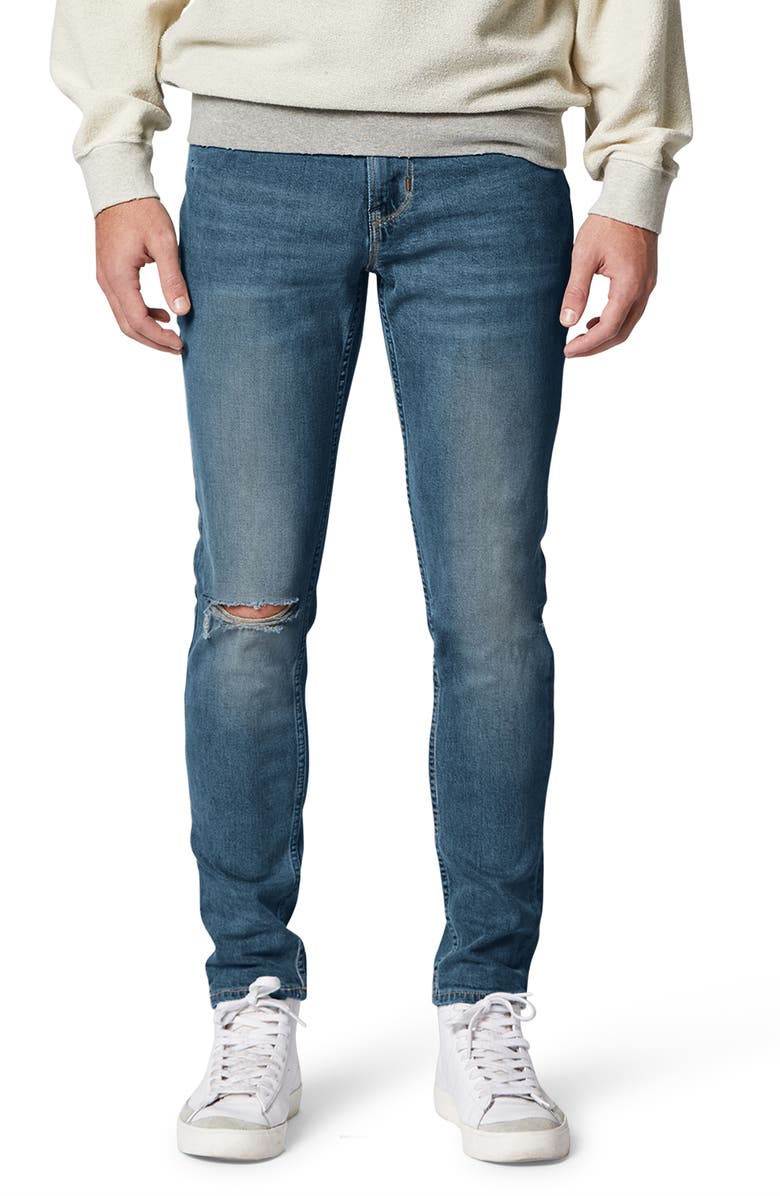 Hudson Jeans Zack Ripped Skinny Fit Jeans, Main, color, 