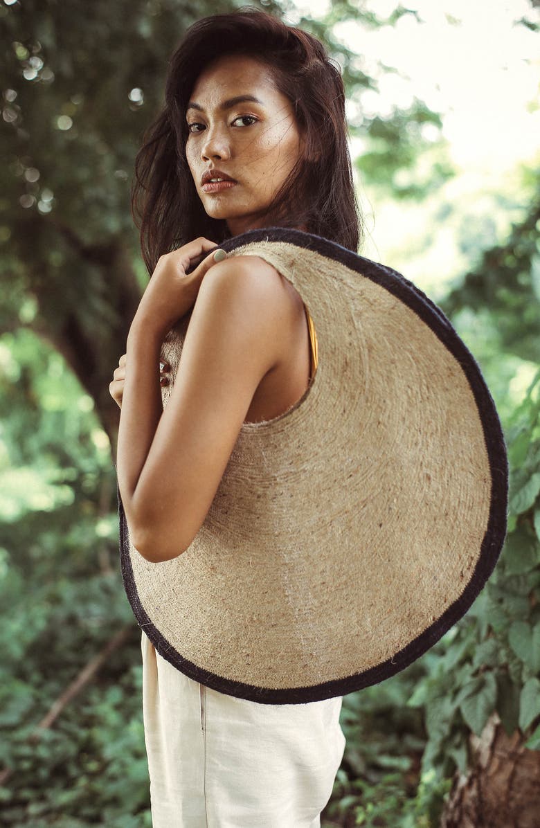 BRUNNA.CO The Solo Jute Bag, Alternate, color, Beige