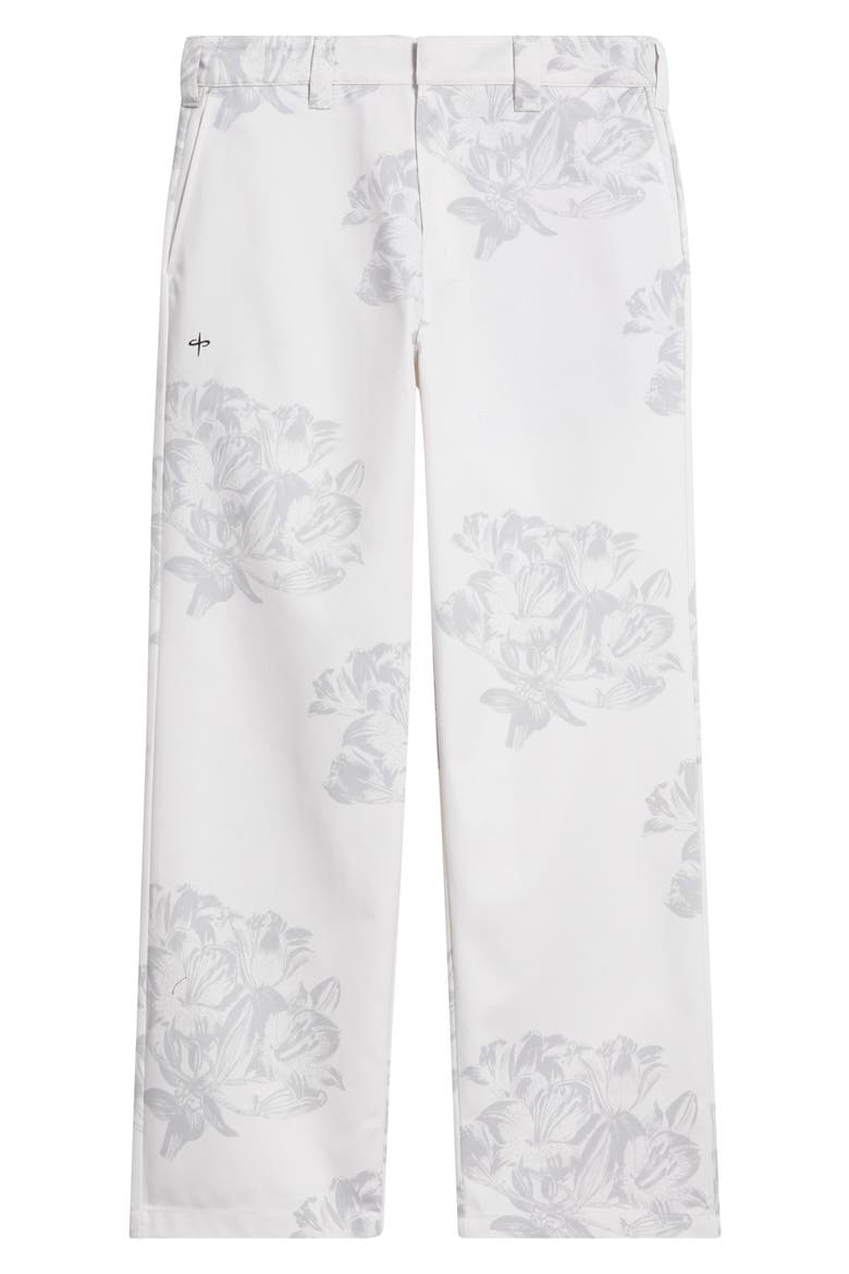Jett Lawrence Edition - White Flower Milano Pants, Alternate, color, WHITE