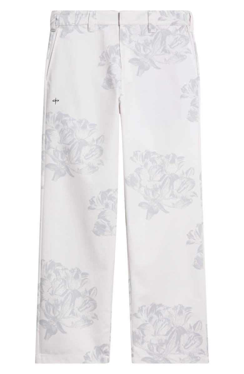 SANTO STUDIO Jett Lawrence Edition - White Flower Milano Pants, Alternate, color, White