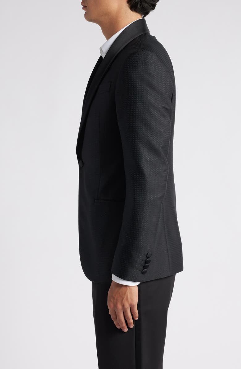 Emporio Armani G-Line Shawl Collar Wool Blend Tuxedo Jacket, Alternate, color,